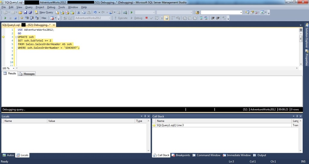 #0382 – SQL Server – SSMS – Debugging a T-SQL DML Trigger | SQLTwins by ...