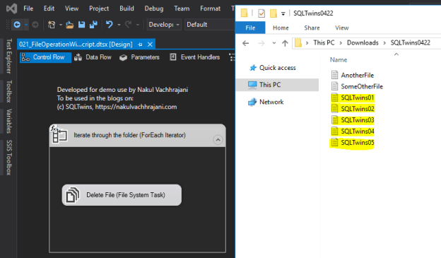 #0422 – SQL Server – SSIS – Delete or rename files and perform other ...
